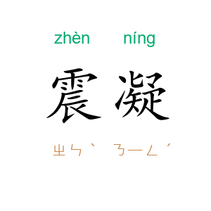震凝