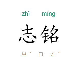 志铭