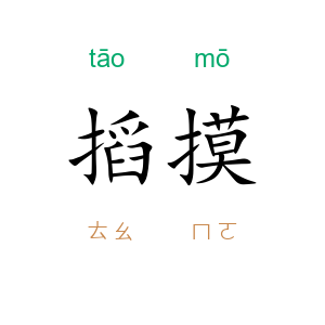 搯摸