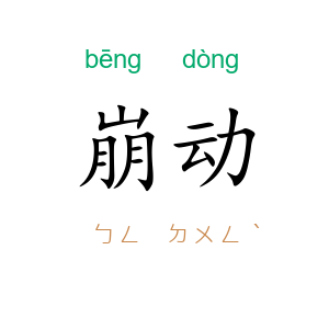 崩动