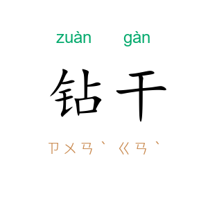 钻干