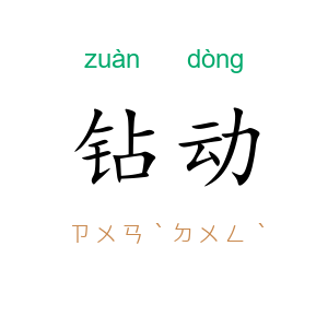 钻动