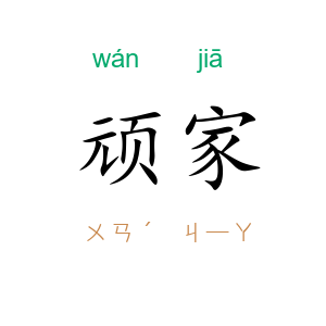 顽家