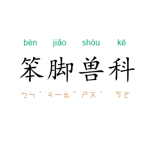 笨脚兽科