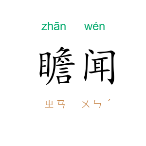 瞻闻