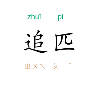追匹