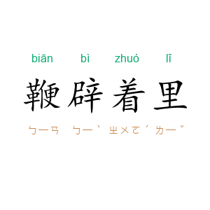 鞭辟着里