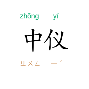 中仪