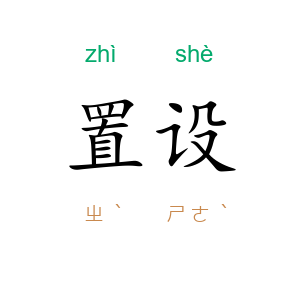 置设