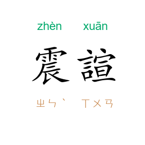 震諠