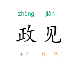 政见