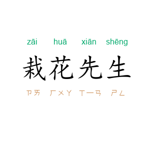 栽花先生
