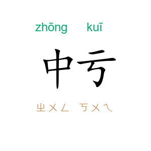 中亏