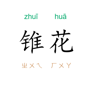 锥花
