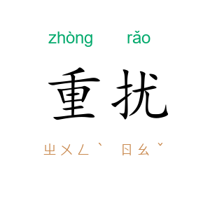 重扰