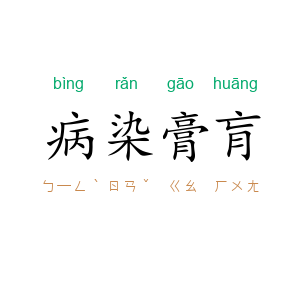 病染膏肓
