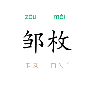 邹枚