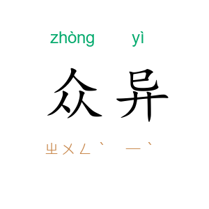 众异