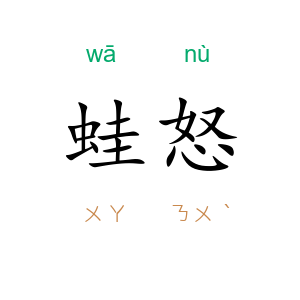 蛙怒