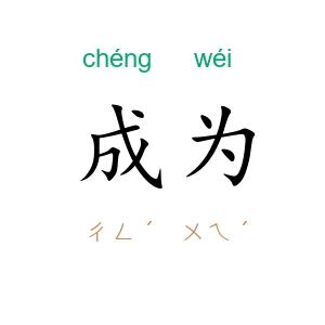 成为