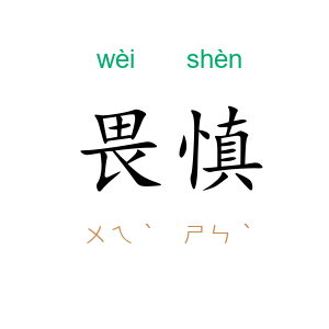 畏慎