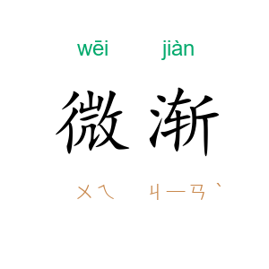 微渐