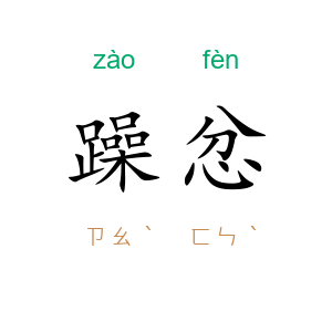 躁忿
