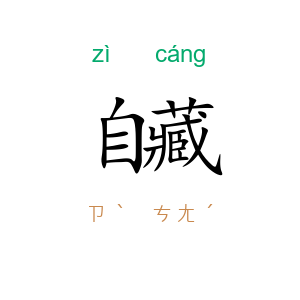 自藏