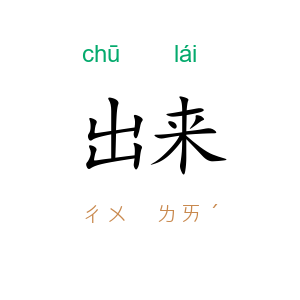 出来