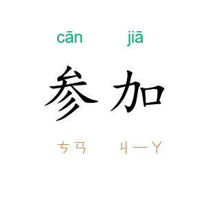 参加