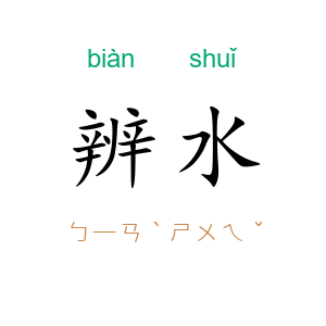 辨水