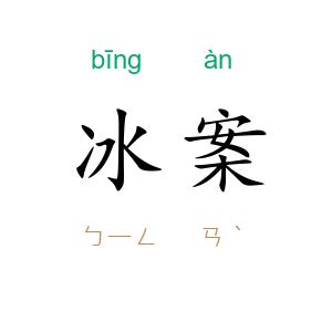 冰案