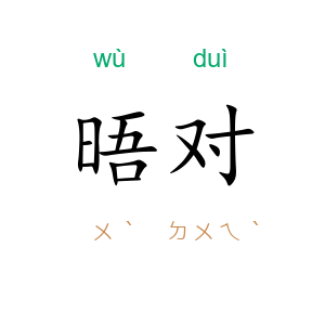 晤对