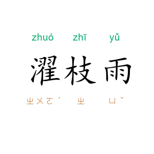 濯枝雨