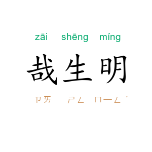 哉生明