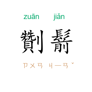 劗鬋