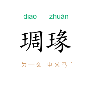 琱瑑