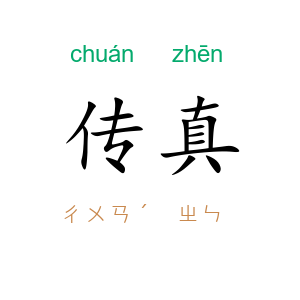 传真