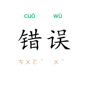 错误