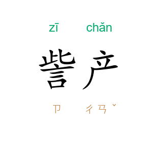 訾产