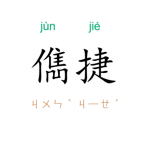 儁捷