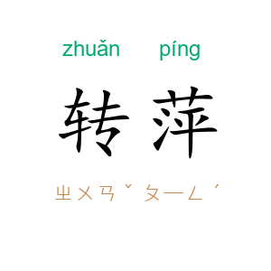 转萍