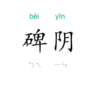 碑阴