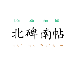 北碑南帖