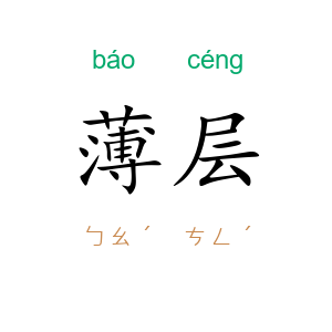 薄层