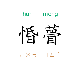 惛瞢