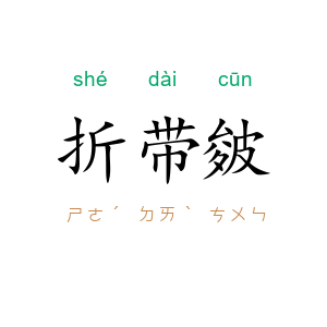 折带皴