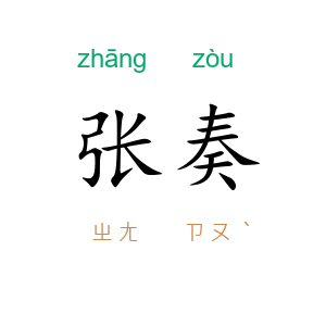 张奏