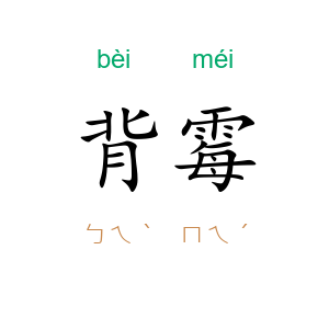 背霉