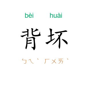 背坏